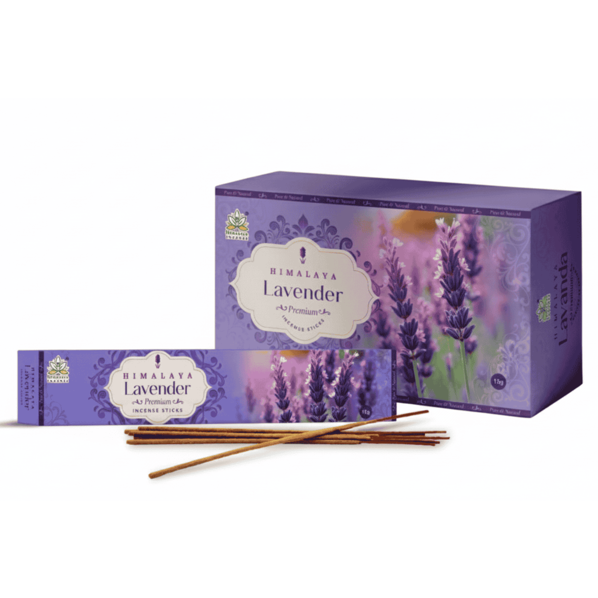 Bastoncino di incenso premium alla lavanda dell'Himalaya-15g
